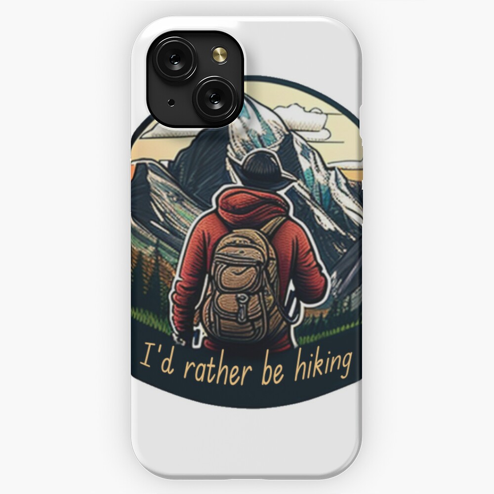 Rather be hiking Waterproof Sticker — NATURE WALK