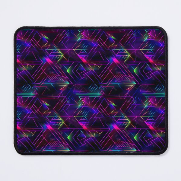 Item preview, Neon Trippy EDM Festival Rave Pattern designed and sold by PaintLabs.