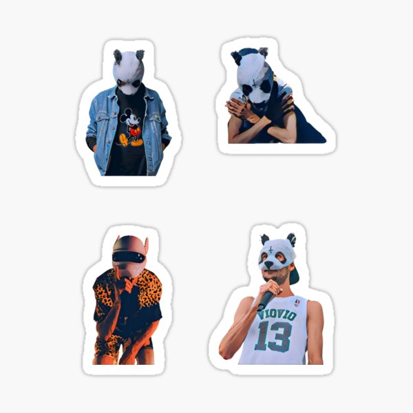 Cro-Aufkleber | Cro-T-Shirt | Aufkleber-Set Sticker
