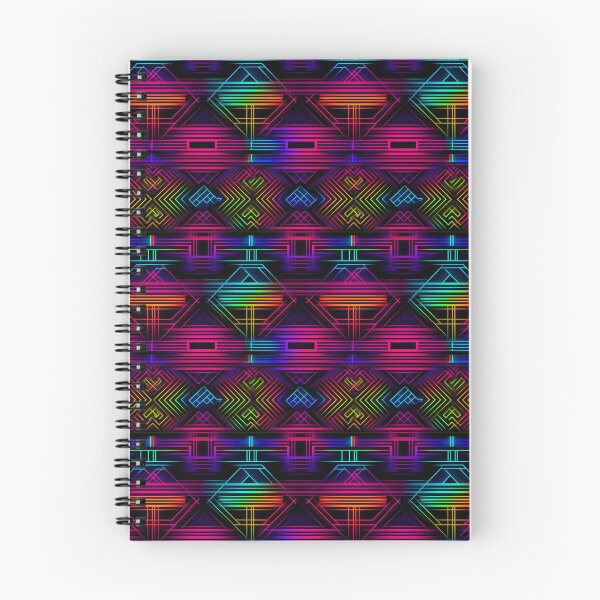 Item preview, Neon Trippy EDM Festival Rave Pattern designed and sold by PaintLabs.