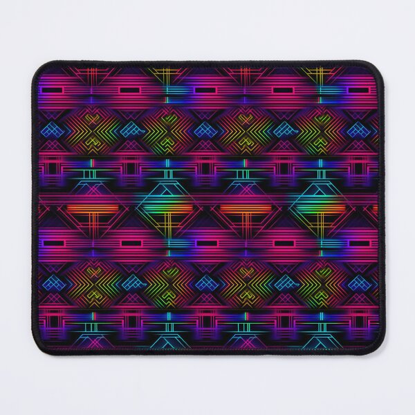 Item preview, Neon Trippy EDM Festival Rave Pattern designed and sold by PaintLabs.