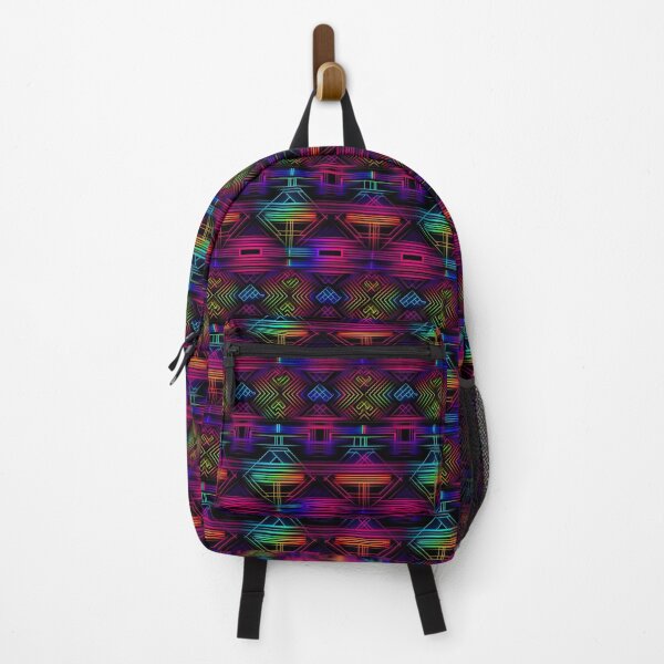 Item preview, Neon Trippy EDM Festival Rave Pattern designed and sold by PaintLabs.