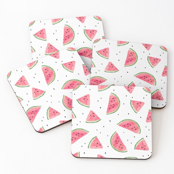 Item preview, Watermelon Pattern, Watercolor Watermelon Slices designed and sold by graphic-genie.