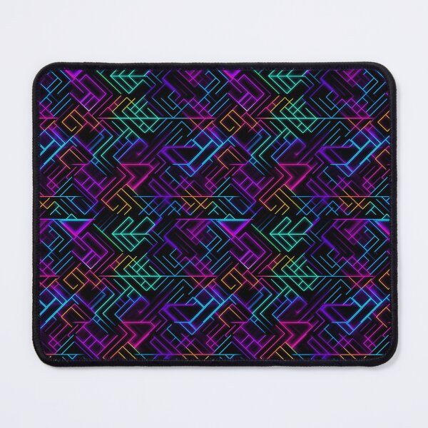 Item preview, Neon Trippy EDM Festival Rave Pattern designed and sold by PaintLabs.
