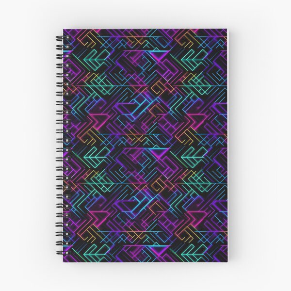 Item preview, Neon Trippy EDM Festival Rave Pattern designed and sold by PaintLabs.