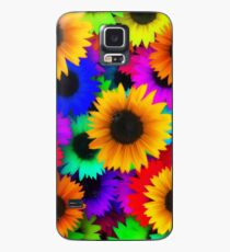 Sonnenblume-Power Hülle & Klebefolie für Samsung Galaxy