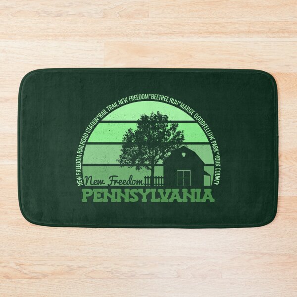 Item preview, New Freedom Pennsylvania Sunset Retro Vintage Local Pride Logo designed and sold by CRHPOD20.