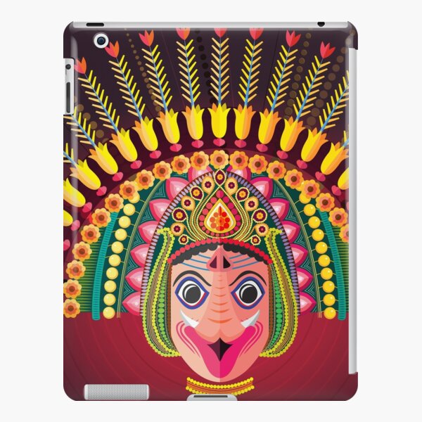 Colorful dance mask- Chhau folk dance iPad Snap Case