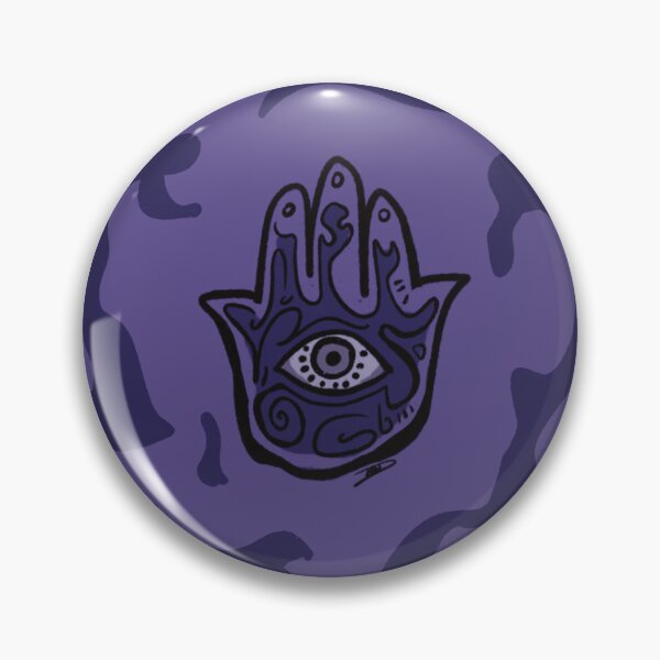 Item preview, Purple hamsa design  designed and sold by jodeckdoodles.