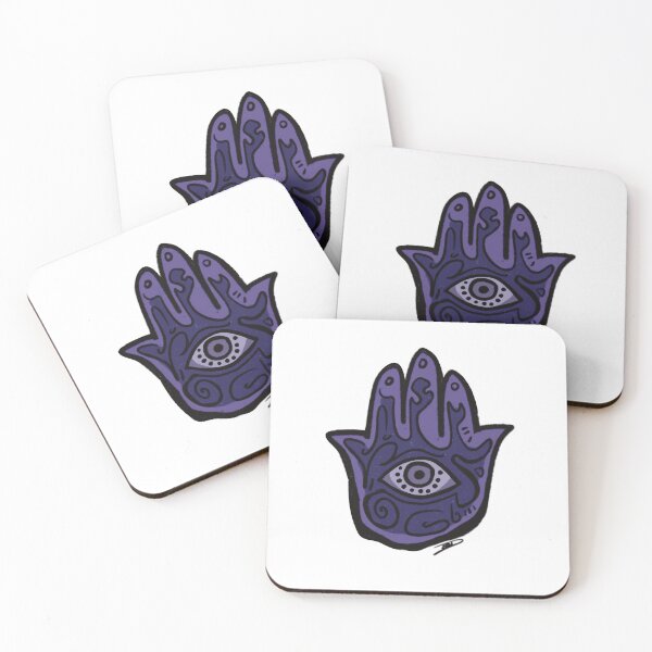 Item preview, Purple hamsa design  designed and sold by jodeckdoodles.