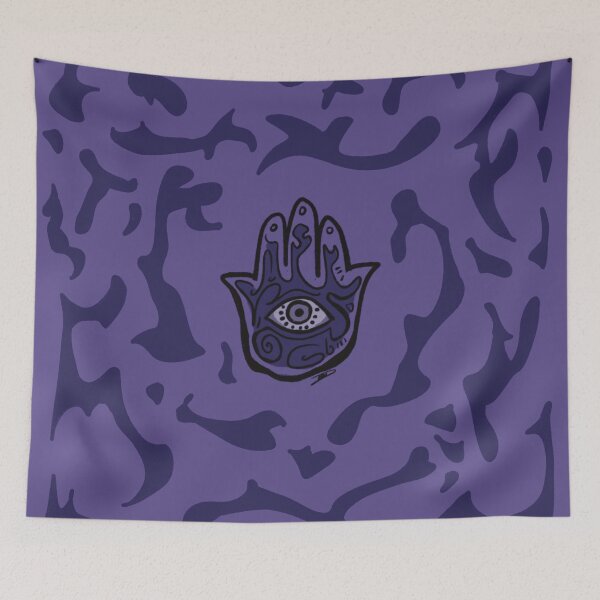 Item preview, Purple hamsa design  designed and sold by jodeckdoodles.