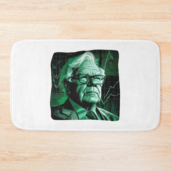 Item preview, Warren Buffett Portrait Illustration designed and sold by NiceGoodBetter.