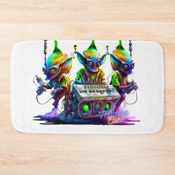 Item preview, Vibrant Psychedelic DMT Machine Elves Colorful Design  designed and sold by bigrockdesigns.