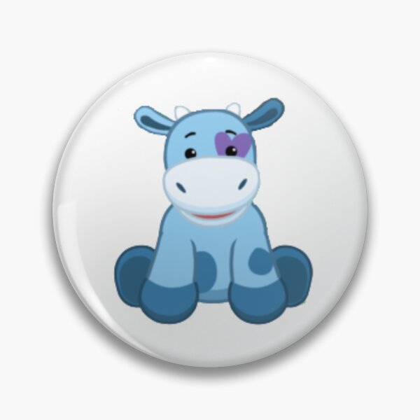 Item preview, Blue Sweetheart Cow Webkinz designed and sold by Jordananne11.