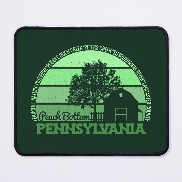 Item preview, Peach Bottom Pennsylvania Sunset Retro Vintage Local Pride Logo designed and sold by CRHPOD20.