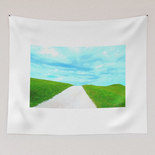 Item preview, Scene from Piani di Ragnolo with a gravelly road designed and sold by Kristina Drozd.