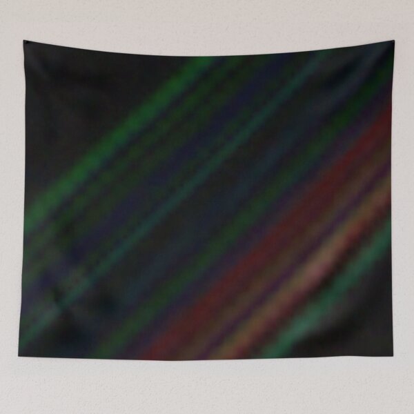 Item preview, Dark Watermelon Tourmaline Black Pink Green Diagonal Lines designed and sold by kattakitty.
