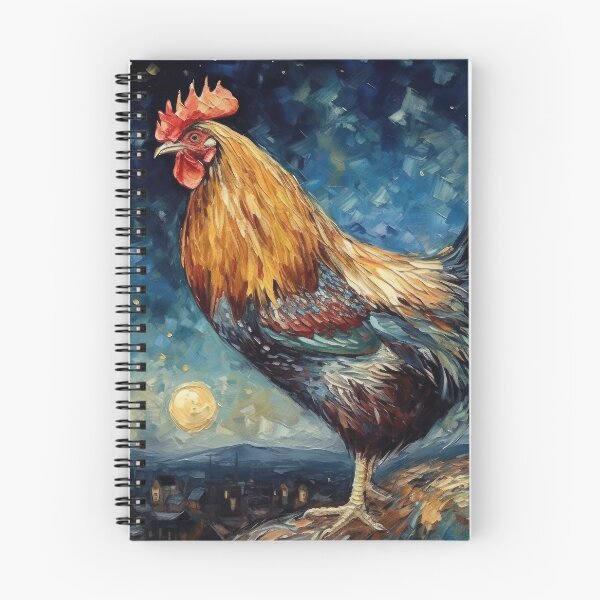 Item preview, Starry Night Rooster designed and sold by Claudia Bartoli-McKinney.