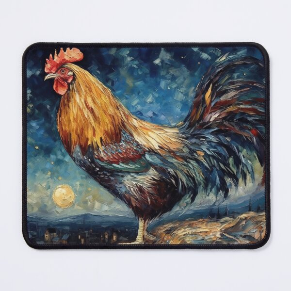 Item preview, Starry Night Rooster designed and sold by Claudia Bartoli-McKinney.