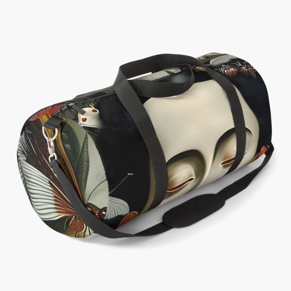 Item preview, Porcelain Beauty - A Surreal Portrait of a Woman Surrounded by Insects designed and sold by GalihDA.