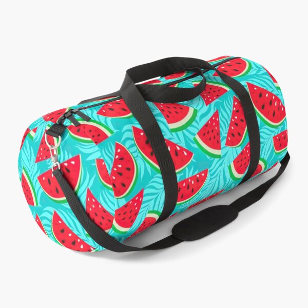Item preview, Watermelon Pattern, Tropical Palm Leaves, designed and sold by graphic-genie.