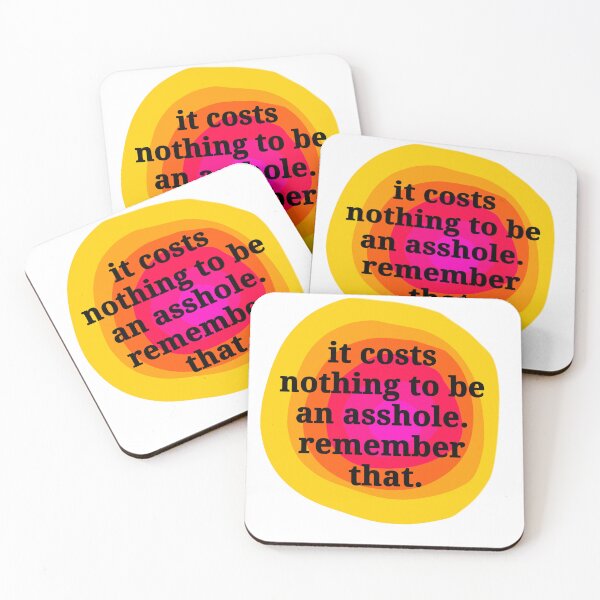 Item preview, It costs nothing to be an asshole designed and sold by Rohza-Doodles.