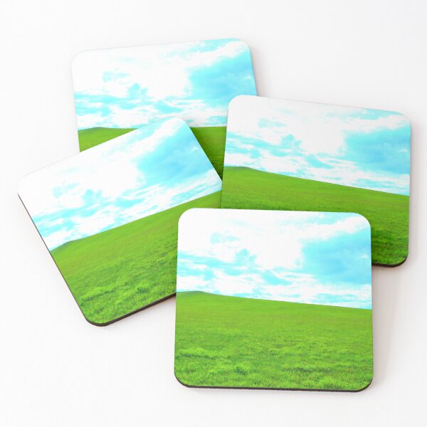 Item preview, Scenery from Piani di Ragnolo with Windows XP-like hills designed and sold by Kristina Drozd.
