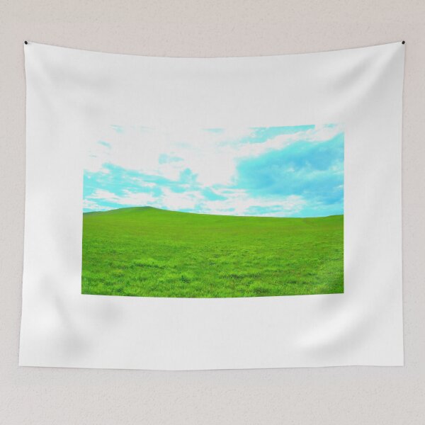 Item preview, Scenery from Piani di Ragnolo with Windows XP-like hills designed and sold by Kristina Drozd.