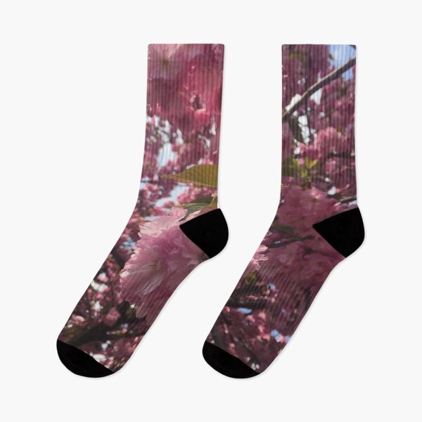 Item preview, pink flowers city view designed and sold by SnappedbyRivka.
