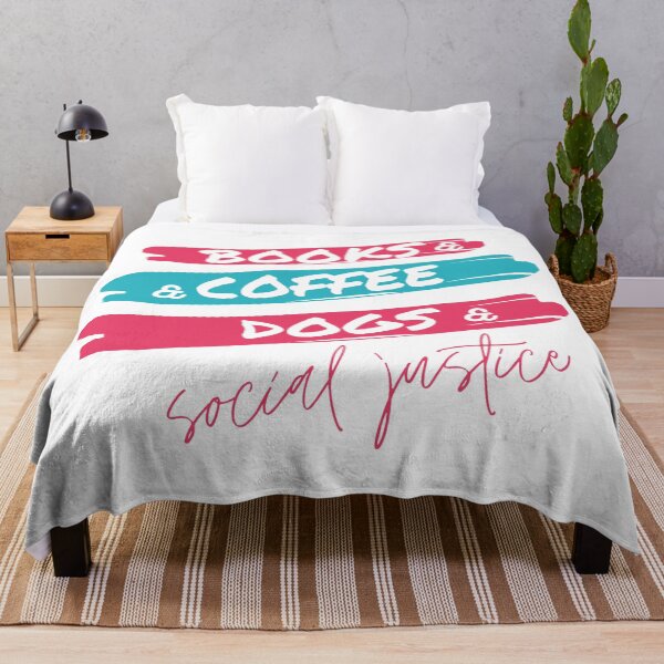 Item preview, books and social justice coffee and dogs and designed and sold by Artezia.