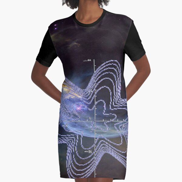 Universe Graphic T-Shirt Dress