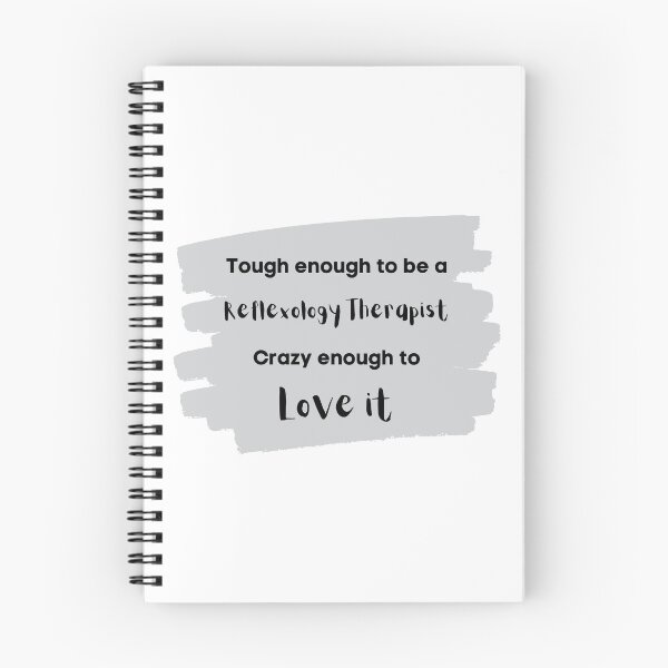 Item preview, Tough enough to be a Reflexology Therapist crazy enough to love it. Grey Gray designed and sold by Melissa Rioux.