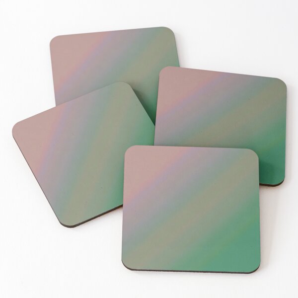 Item preview, Rainbow Sherbet Peach Lime Pink Color Gradient Diagonal  designed and sold by kattakitty.