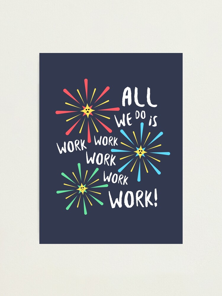 Alternate view of All Firework and No Play Photographic Print