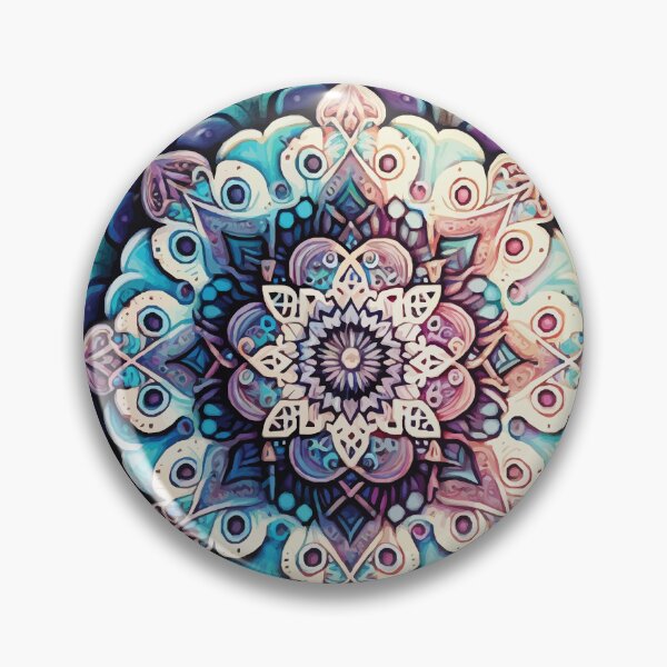 Item preview, A Layered Boho Mandala Flower - Sacred Space Mandalas Collection designed and sold by GVRDesign.
