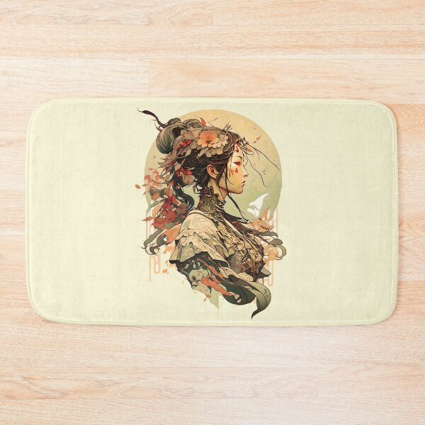 Item preview, Art Nouveau Cyberpunk Traditional Japanese Fusion designed and sold by entwithanaxe.