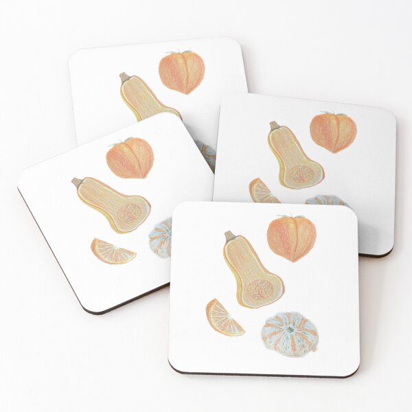 Item preview, Orange foods in Color pencils - Rainbow Eats Collection designed and sold by Amanda Reyna.