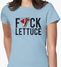 Funny Fuck Lettuce Shirt Women's Fitted T-Shirt