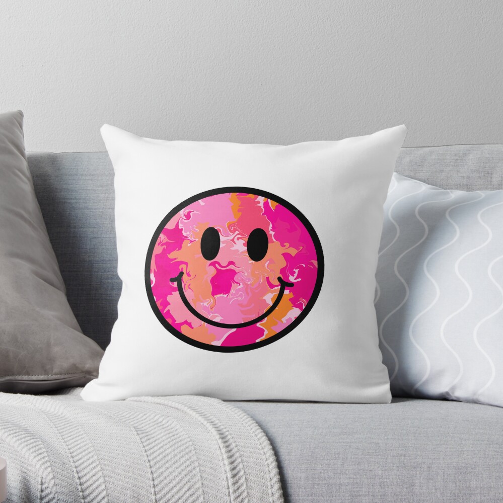 Pink Smiley Face Sticker – Mary Kathryn Design