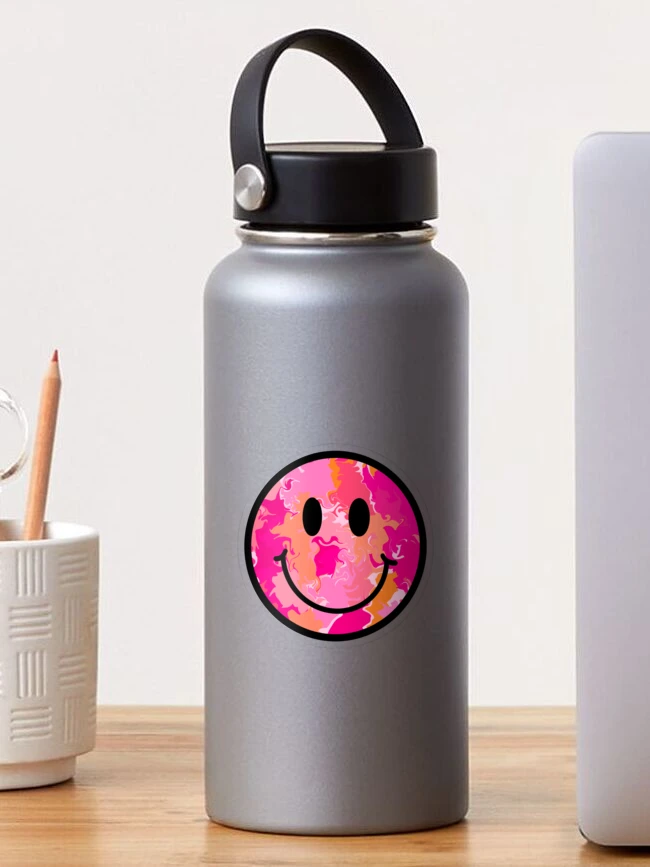 Pink Smiley Face Sticker – Mary Kathryn Design