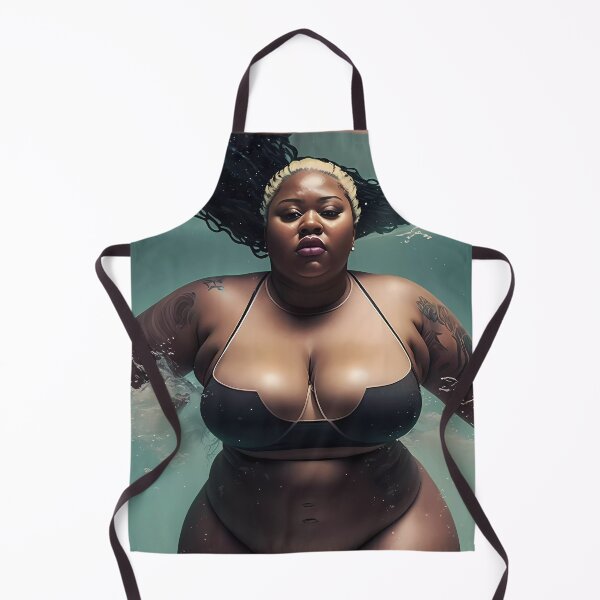 Item preview, Summer Vibes, Curvy Summer, Curvy and Beautiful Superwoman, Swimmer Athlete. Female are strong. Sticker designed and sold by MeatLuvers.