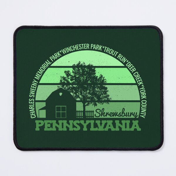 Item preview, Shrewsbury Pennsylvania Sunset Retro Vintage Local Pride Logo designed and sold by CRHPOD20.