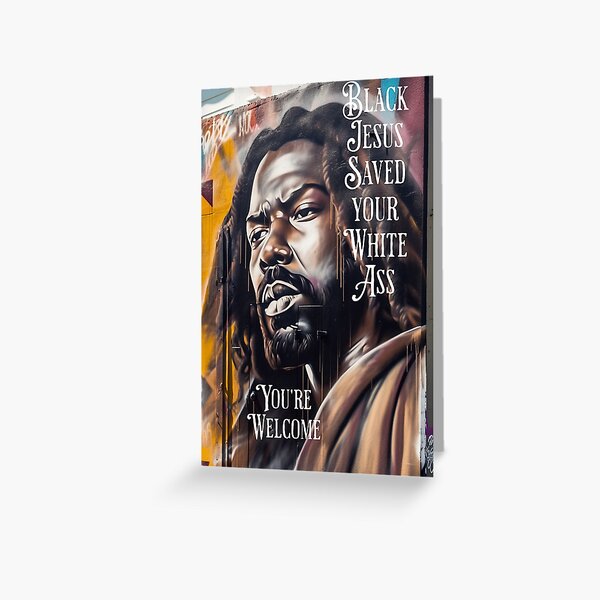 Item preview, Black Jesus: Easter Message designed and sold by happymeldcovers.