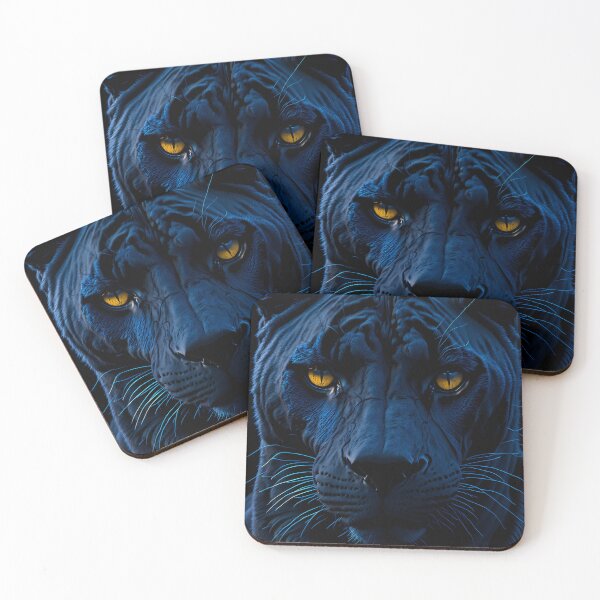 Item preview, Black Panther Close Up Yellow Eyes - Leopard designed and sold by internlvisions.