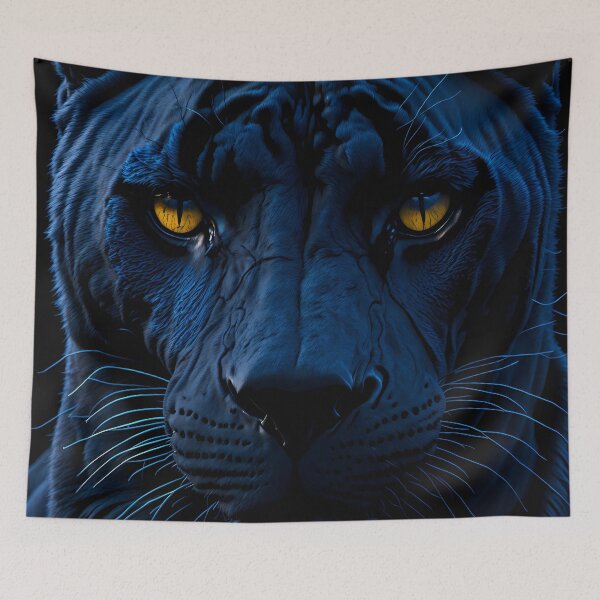 Item preview, Black Panther Close Up Yellow Eyes - Leopard designed and sold by internlvisions.