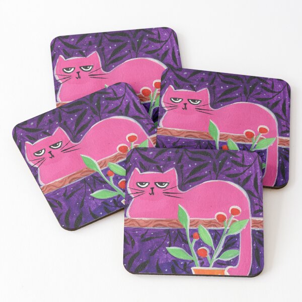 Item preview, Cat gouche art designed and sold by pinkyfish1010.