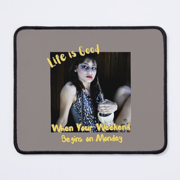 Item preview, Life is a Funny Party - Laugh Drink Love Retire Debauchery 7 Day Weekend designed and sold by VinlandFashion.