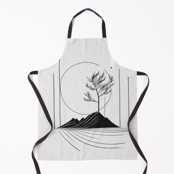 Item preview, black and white landscape painting designed and sold by fanzen69.