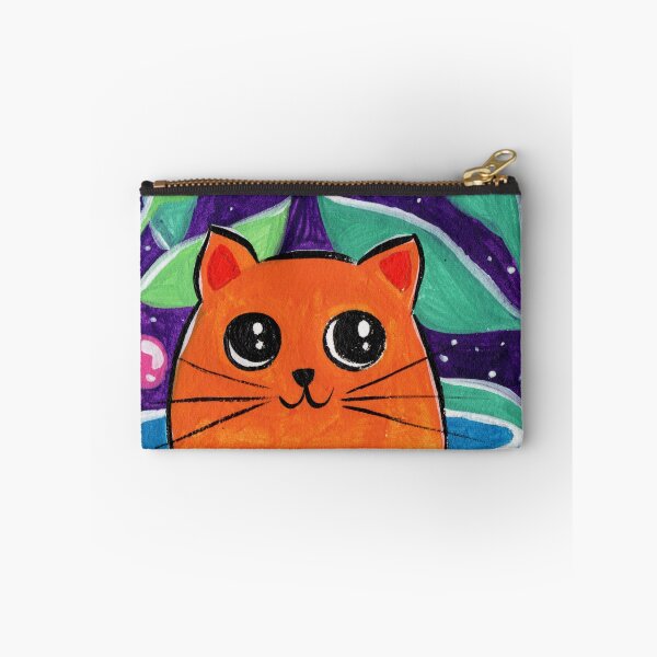 Item preview, Orange cat in the teacup gouche art designed and sold by pinkyfish1010.