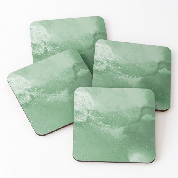 Item preview, Gentle Calm Green Alcohol Ink Just for You designed and sold by Jenie Yolland.